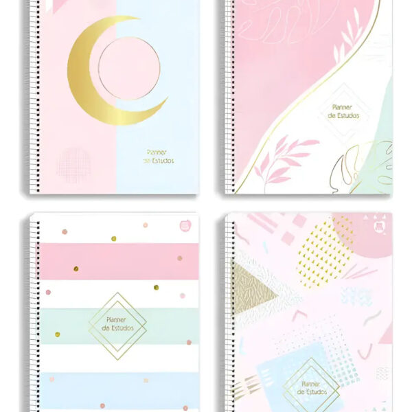 Planner de estudos 84 folhas sao domingos