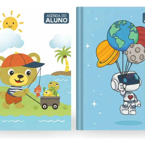 Agenda do aluno 64 olhas