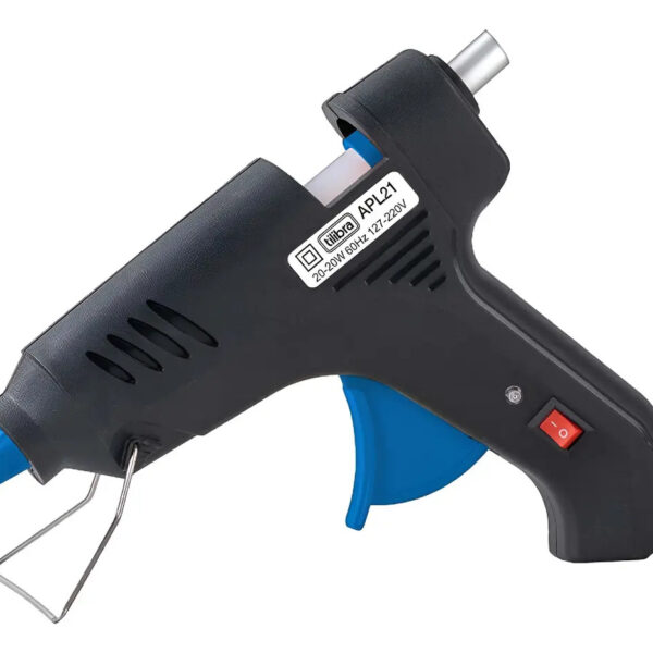 Pistola de cola quente tilibra grossa com 3 botoes